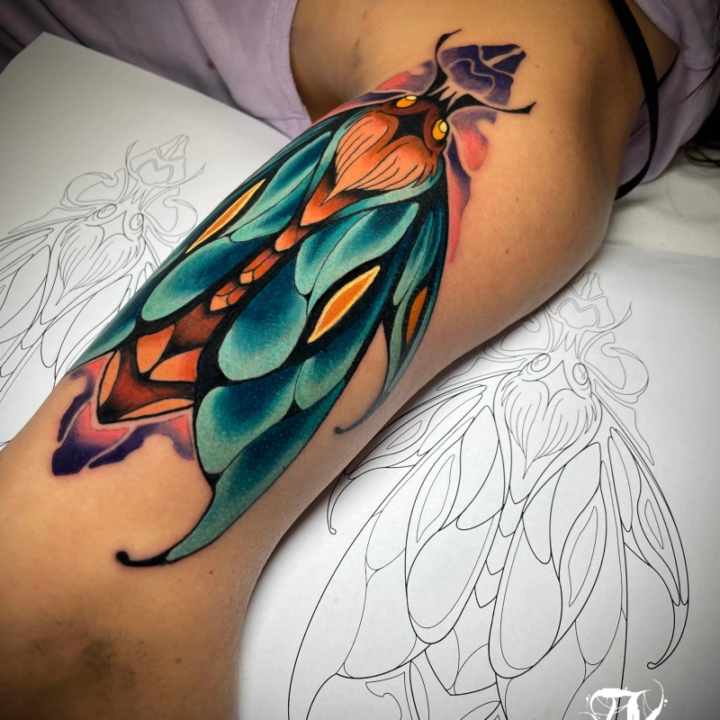 neo traditional tattoo